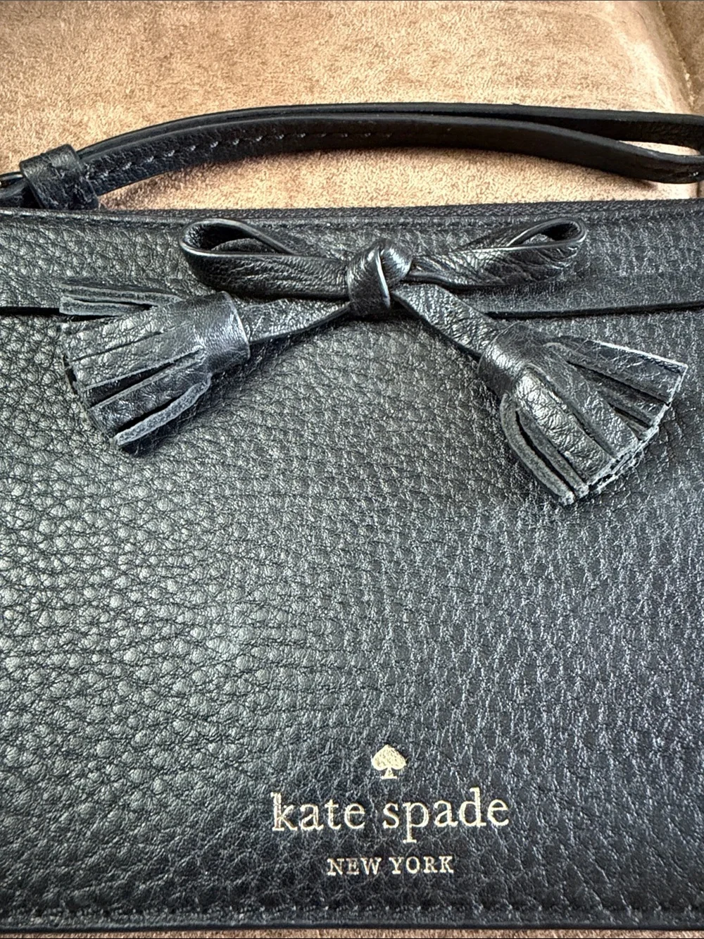 kate spade Black Wristlet